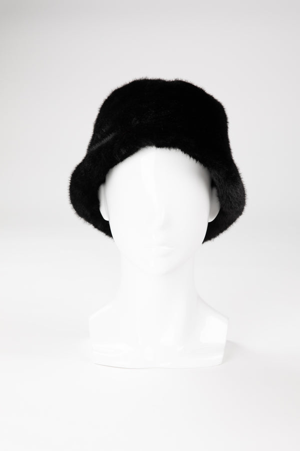 BROOKLYN FAUX FUR BUCKET HAT