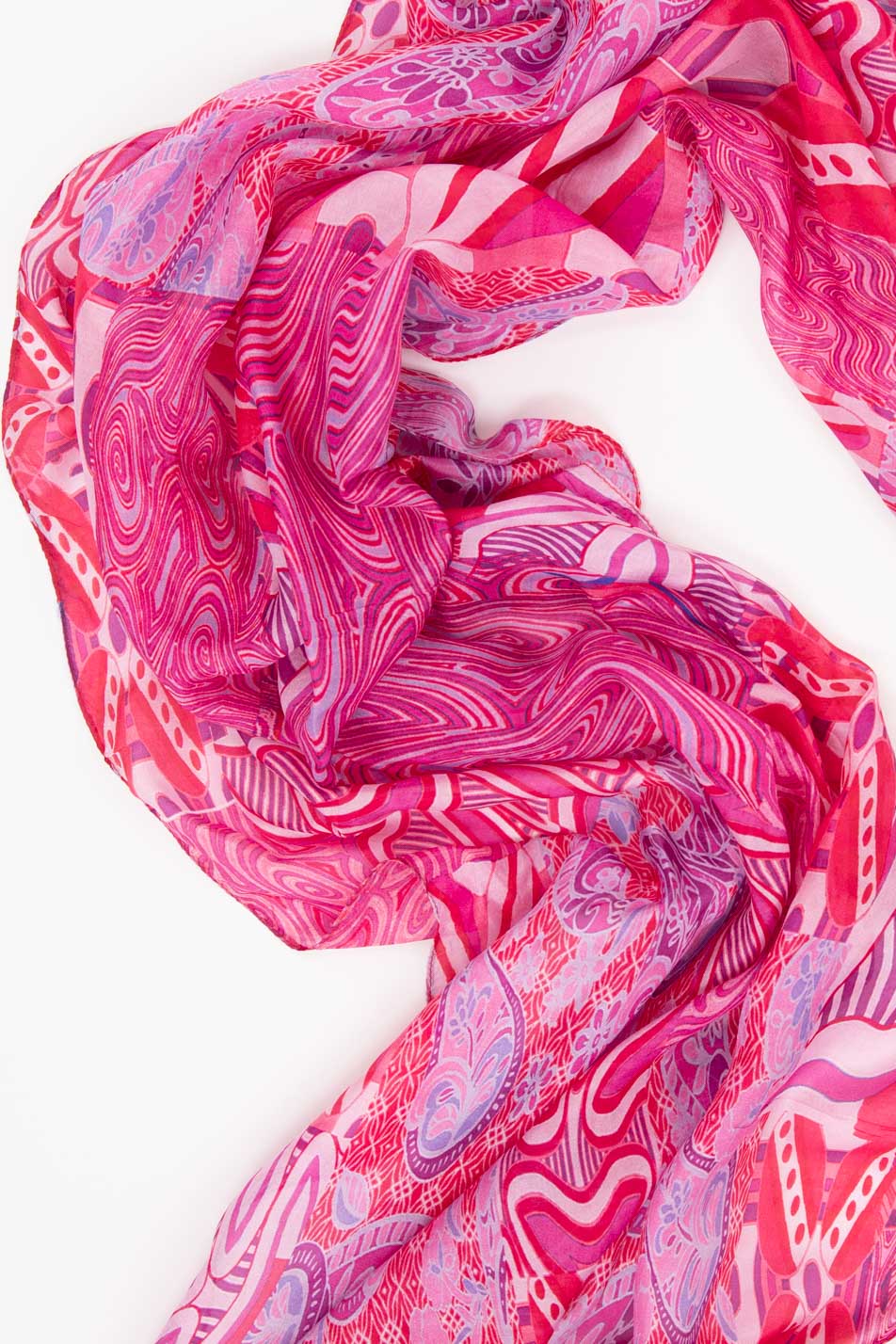 ELIZA SILK RECTANGLE SCARF