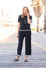 OTIS CONTRAST TRIM KNIT PANT