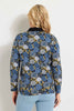 COTSWOLDS 1/4 ZIP UP PRINT TOP