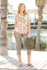 SIERRA S/S PLEAT BACK TEE