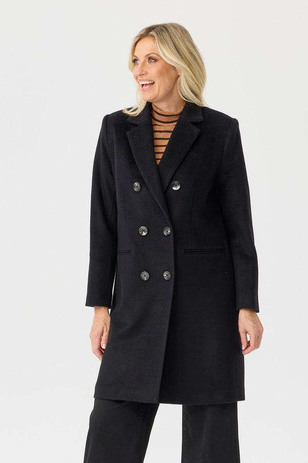 Zarina Double Breasted Coat
