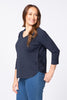 ETERNITY V-NECK 3/4 SLV TOP