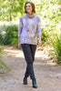 Sylvie Print R-neck Long Sleeve Sweater