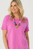 EVERYDAY RIBBON TRIM S/SLV TEE