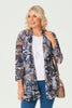 NAOMI PRINTED MESH CARDIGAN