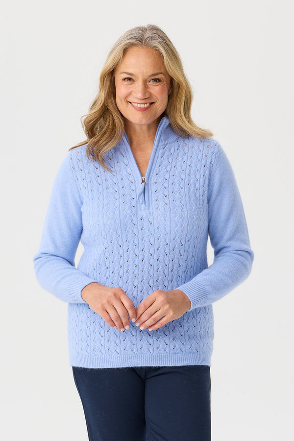 Mandy Zip Neck Sweater