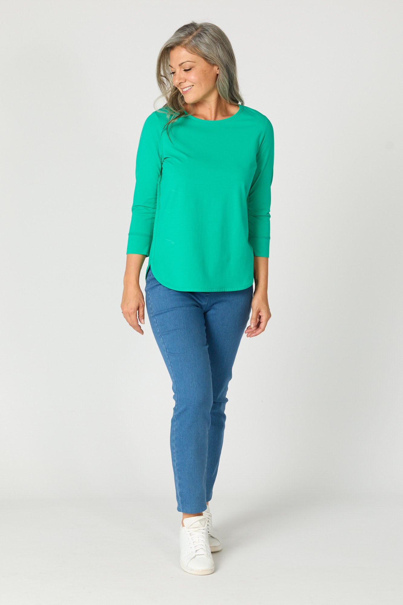 ETERNITY MODAL/COTTON 3/4 SLV TOP