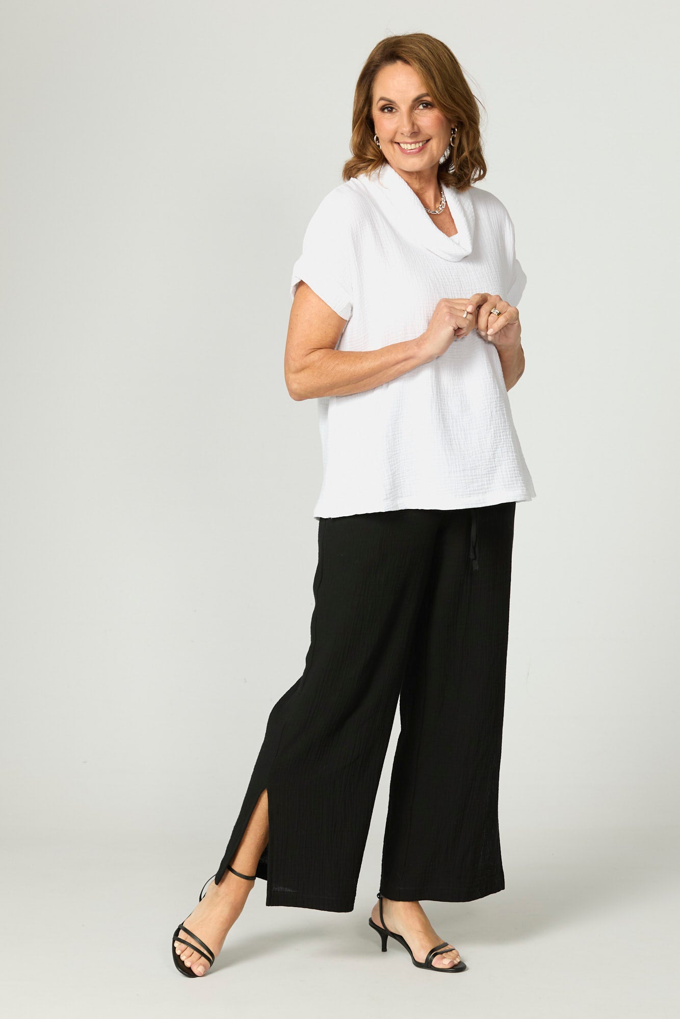 Bubble Long Pant With Splits