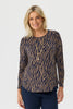 Morvell Pleat Back Long Sleeve Top