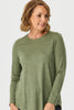 Hedrena Pleat Back Long Sleeve Top