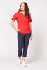 CLUBHOUSE SHORT SLEEVE TAB POLO TOP