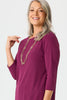 Tempest Boat Neck 3/4 Sleeve Top