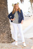NEVIS TEXTURED COLLAR JACKET