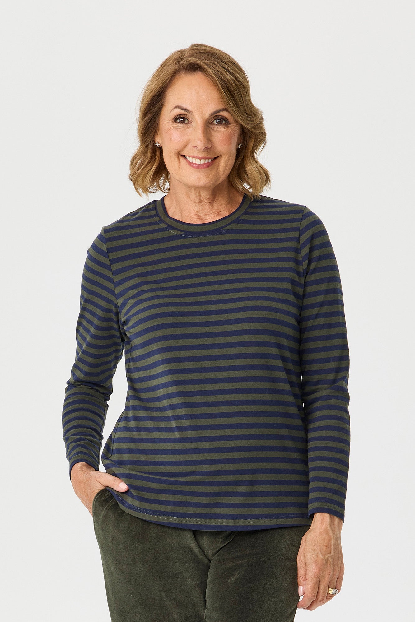 Oslo Long Sleeve Stripe Top