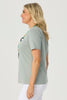 EVERYDAY RIBBON TRIM S/SLV TEE