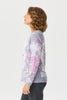Sylvie Print R-neck Long Sleeve Sweater