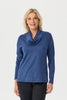 Hedrena Cowl Neck Long Sleeve Top