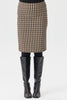 Bayview Check Pull On Skirt
