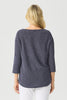 GLAM BOAT NECK 3/4 SLV TOP