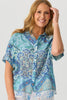 Corfu Skies Relaxed Short Sleeve Shirt
