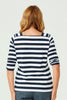 BOAT CLUB STRIPE 3/4 SL TEE