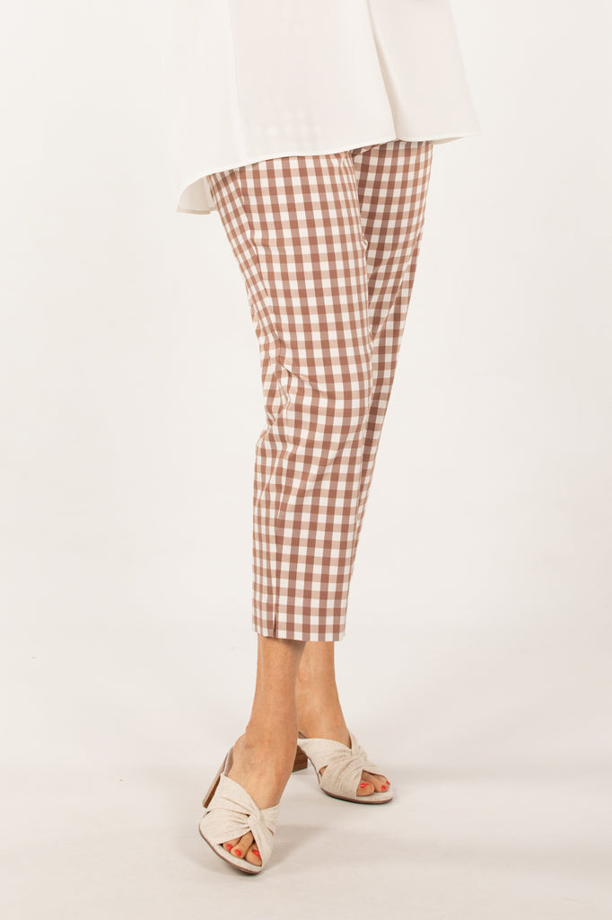 BAYLEE CHECK 7/8 STRETCH  PANT