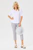 BAYSIDE CHECK 7/8 STRETCH PANT