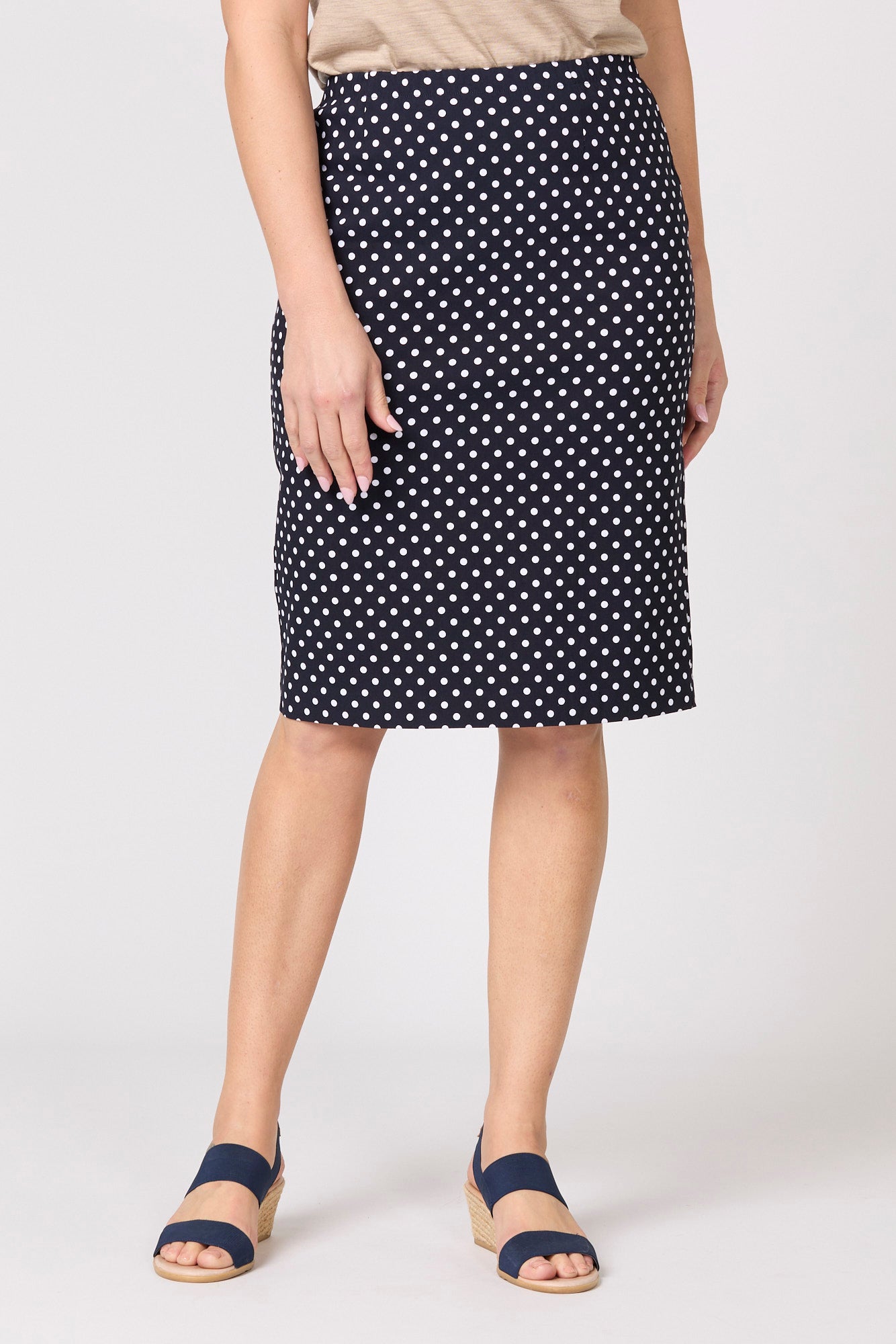 SPOT DOT POCKETS SKIRT