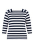 BOAT CLUB STRIPE 3/4 SL TEE