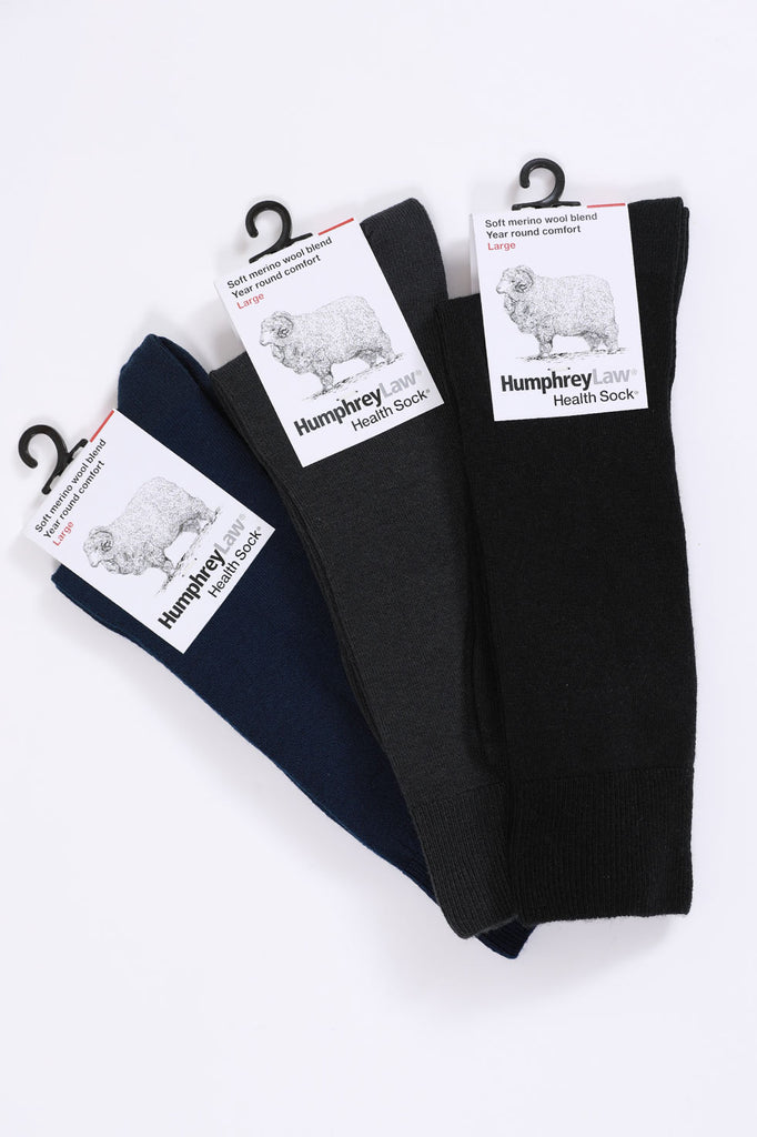 Mens Fine Merino Wool Blend Sock
