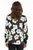 MOD FLORAL TIE BLOUSE