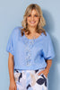 CALEDONIA SCOOP NECK TOP