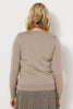 MELANIE MERINO WOOL CREW NK SWEATER