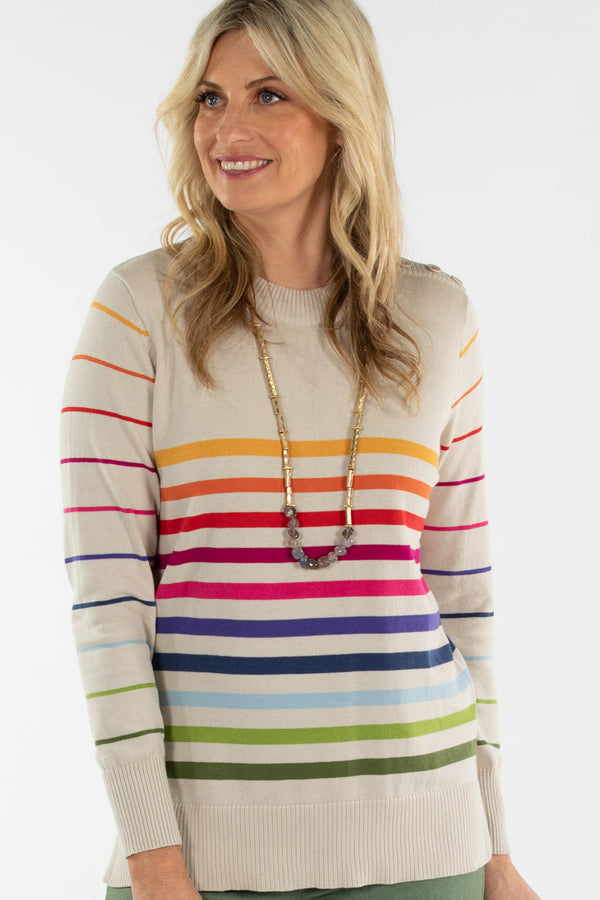 MEMPHIS STRIPE SWEATER