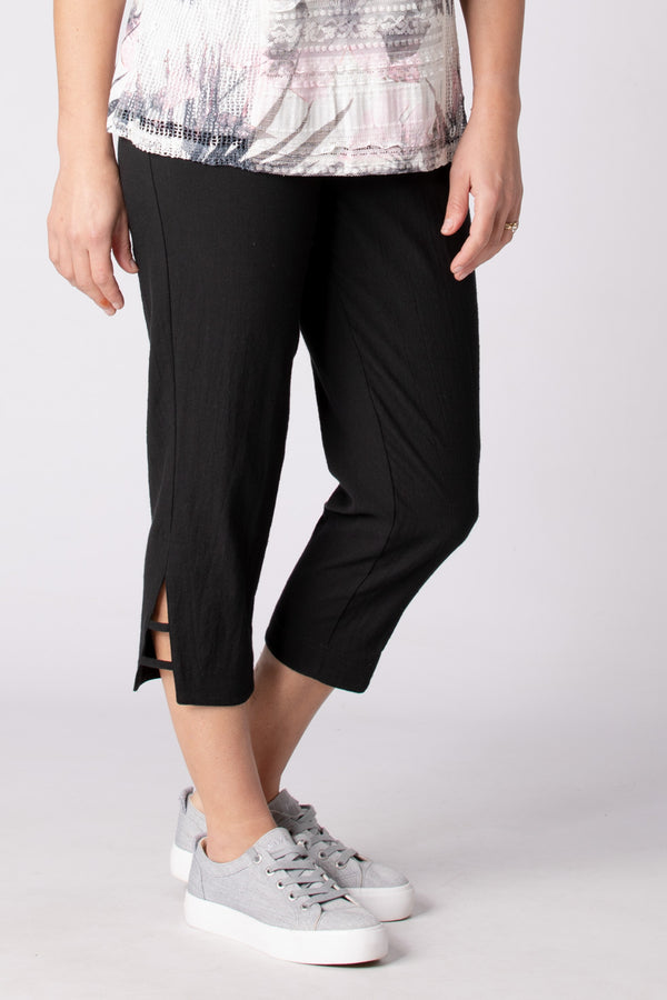 CABLE BEACH CROP HEM DETAIL PANT