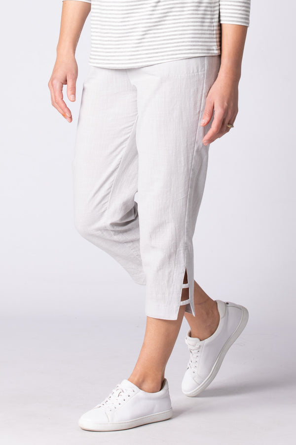 CABLE BEACH CROP HEM DETAIL PANT