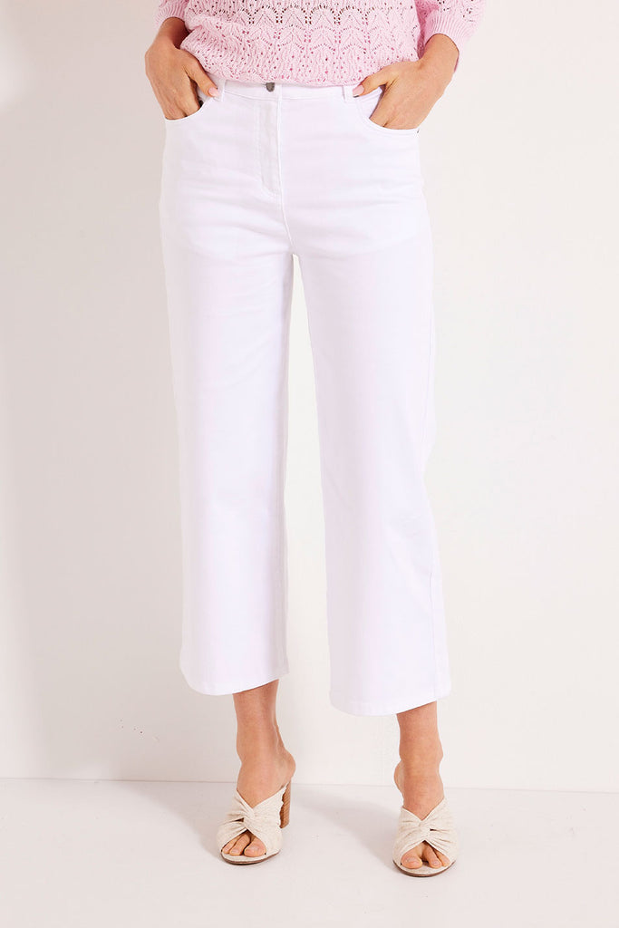 CODE DENIM WIDE LEG CROP PANT