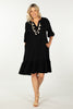 BUBBLE FRILL HEM DRESS