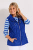 LAKESHORE ZIP UP RUCHED VEST