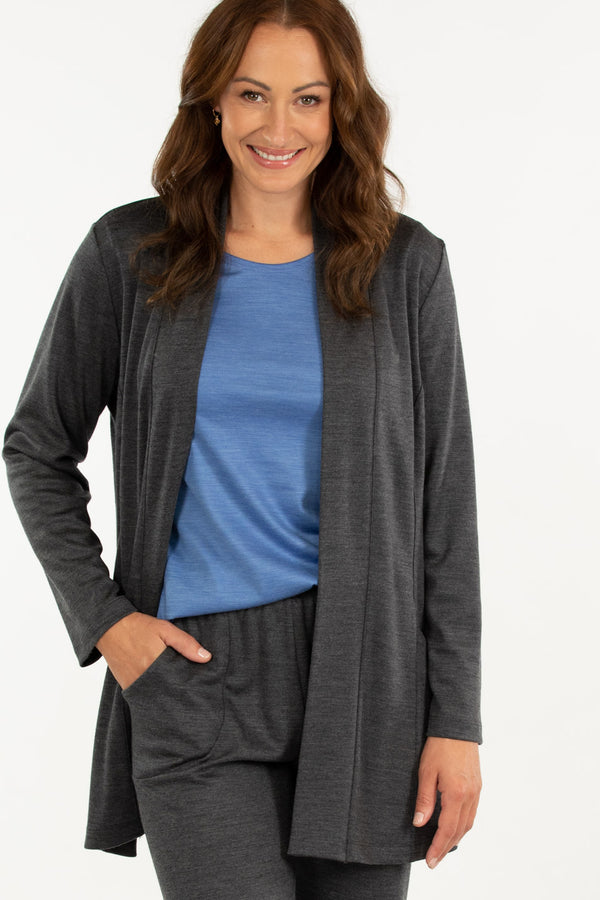 HEDRENA INTERLOCK SWING CARDIGAN