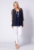 WEBSTER 3/4 SLEEVE LACE CARDI