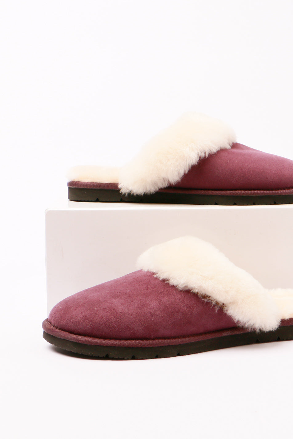 LADIES SHEARLING SCUFF