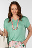 LIA LUXTON V-NECK S/S TOP