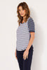 RIVA CONTRAST STRIPE S/S TOP